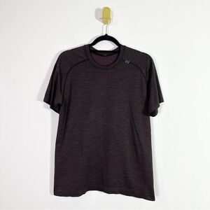 Lululemon Heather Red Lightweight Short Sleeve Crewneck Shirt